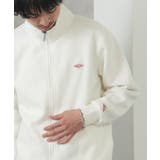 オフホワイト | 【BALL】T/C裏起毛 ワッペン付きスタンドジャケット | SETUP7【MEN】