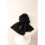 ブラック | 【POLO RALPHLAUREN】ポロ マフラー | SETUP7【WOMEN】