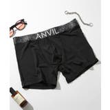 ブラック | 【ANVIL】 ナイロンペイズリーベルトボクサーパンツ ANV0607 | SETUP7【MEN】