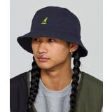 ネイビー | ワンポイントロゴバケットハット WASHED BUCKET | SETUP7【MEN】