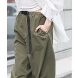 オリーブ | POLO semiwide pants | SETUP7【WOMEN】