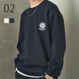 【MAISON CLUB】ワンポイントエンブレム刺繍スウェット | SETUP7【MEN】 | 詳細画像1