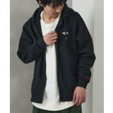 【BALL】T/C裏起毛 ワッペン付きフルジップパーカー 64538 | SETUP7【MEN】 | 詳細画像4