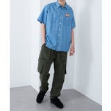 限定商品 インダストリアルワークシャンブレー ショートスリーブシャツ | SETUP7【MEN】 | 詳細画像25 
