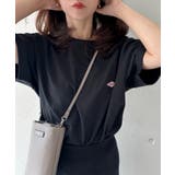 ブラック | 【BALL】別注 ワンポイントワッペンTシャツ | SETUP7【WOMEN】