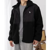 ワンポイントロゴ ポニー刺繍 ボアジャケット | SETUP7【MEN】 | 詳細画像14