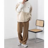 ワンポイントロゴ ポニー刺繍 ボアジャケット | SETUP7【MEN】 | 詳細画像9