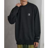 チャコールグレー | 【SANTA BARBARA】T/C裏毛 ワッペントレーナー | SETUP7【MEN】