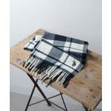 ブラック | 【U.S. POLO ASSN.】カシミヤタッチ チェック | SETUP7【WOMEN】