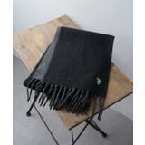 ブラック | 【U.S. POLO ASSN.】ブークレ Wフェイスマフラー | SETUP7【WOMEN】