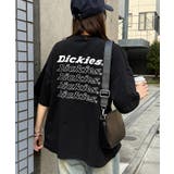 ブラック | 【Dickies】バックプリントTシャツ 5222-TTMDK3 | SETUP7【WOMEN】