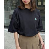 ブラック系1 | 【Dickies】ワンポイント プリントTシャツ 5222-TTMDK1 | SETUP7【WOMEN】