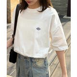 ホワイト系1 | 【Dickies】ワンポイント プリントTシャツ 5222-TTMDK1 | SETUP7【WOMEN】