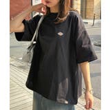ブラック | 【Dickies】刺繍ワッペンTシャツ 5222-TTMDK2 | SETUP7【WOMEN】