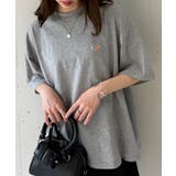 グレー | 【Dickies】刺繍ワッペンTシャツ 5222-TTMDK2 | SETUP7【WOMEN】