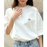 ホワイト | 【Dickies】刺繍ワッペンTシャツ 5222-TTMDK2 | SETUP7【WOMEN】