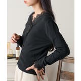 【SETUP7】レースドッキングニットカーディガン KNF149 | SETUP7【WOMEN】 | 詳細画像3 