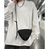 ブラック | 【SETUP7】ナイロントライアングルミニショルダーバッグ フェス アウトドア | SETUP7【MEN】