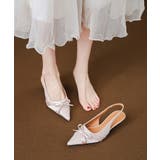 【SETUP7】ポインテッドトゥサテンリボンパンプス KNF151 | SETUP7【WOMEN】 | 詳細画像2