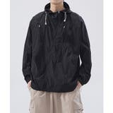 ブラック | 【SETUP7】UVテックアシンメトリージップパーカー KNF151 | SETUP7【MEN】