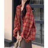 【SETUP7】カジュアルオーバーチェックシャツ KNF151 | SETUP7【WOMEN】 | 詳細画像3