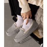 グレー | 【UGG】ANSLEY ウールボアスリッポン ローファー モカシン アンスレー | SETUP7【WOMEN】