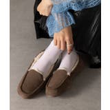 グレイッシュベージュ | 【UGG】ANSLEY ウールボアスリッポン ローファー モカシン アンスレー | SETUP7【WOMEN】
