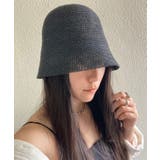 ブラック系その他3 | 【SETUP7】全4型から選べるバリエーション豊富の麦わらペーパーハット 帽子 … | SETUP7【WOMEN】