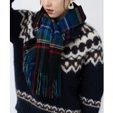 【SETUP7】大判ピュアカシミア100% チェック マフラー | SETUP7【WOMEN】 | 詳細画像24 