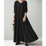 ブラック | 「累計お気に入り5000人突破!」 Vネック オーバー | SETUP7【WOMEN】