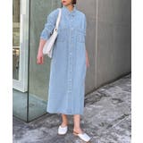 【MAISON BREEZE】デニムシャツワンピース 【手洗い可】 | SETUP7【WOMEN】 | 詳細画像11