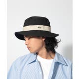 ブラック | ラコステリバーシブルサファリハット SAFARI HAT | SETUP7【WOMEN】
