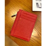 レッド | 【MAISON BREEZE】リアルレザー薄マチスマートウォレット KNF | SETUP7【WOMEN】