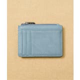 サックスブルー | 【MAISON BREEZE】リアルレザー薄マチスマートウォレット KNF | SETUP7【WOMEN】