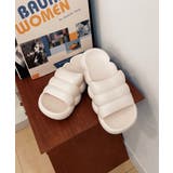 アイボリー | 【SETUP7】やわらか厚底ルームスリッパ JIP | SETUP7【WOMEN】