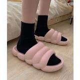 ピンク | 【SETUP7】やわらか厚底ルームスリッパ JIP | SETUP7【WOMEN】