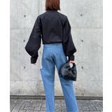 バルーンスリーブが一枚で決まる。ボリューム袖スタンドカラーシャツ KNF | SETUP7【WOMEN】 | 詳細画像15 