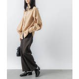 バルーンスリーブが一枚で決まる。ボリューム袖スタンドカラーシャツ KNF | SETUP7【WOMEN】 | 詳細画像20 
