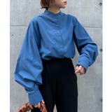 バルーンスリーブが一枚で決まる。ボリューム袖スタンドカラーシャツ KNF | SETUP7【WOMEN】 | 詳細画像35 