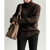 ブラウン | 【SETUP7】タートルネックセーター SCCH35 | SETUP7【WOMEN】