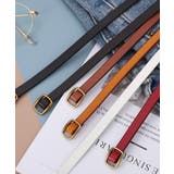 【SETUP7】ノーステッチリアルレザーベルト 牛革 KNF | SETUP7【WOMEN】 | 詳細画像7 