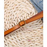 キャメル | 【SETUP7】ノーステッチリアルレザーベルト 牛革 KNF | SETUP7【WOMEN】