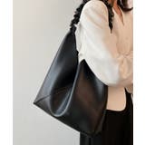 A4サイズ収納可能でポーチもついてる!ハンドタックトライアングルトートバッグ | SETUP7【WOMEN】 | 詳細画像2