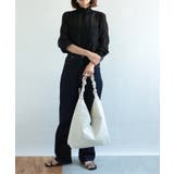 A4サイズ収納可能でポーチもついてる!ハンドタックトライアングルトートバッグ | SETUP7【WOMEN】 | 詳細画像3