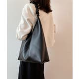 ブラック | A4サイズ収納可能でポーチもついてる!ハンドタックトライアングルトートバッグ | SETUP7【WOMEN】