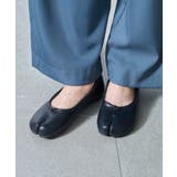 ブラック | 【SETUP7】足袋フラットシューズ KNF | SETUP7【WOMEN】