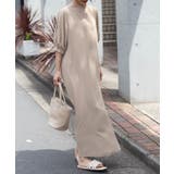 ベージュ | 【SETUP7】SPECIALラウンドネックパフスリーブワンピース | SETUP7【WOMEN】