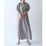 グレー | 【SETUP7】SPECIALラウンドネックパフスリーブワンピース | SETUP7【WOMEN】