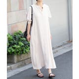 アイボリー | 【SETUP7】SPECIALラウンドネックパフスリーブワンピース | SETUP7【WOMEN】