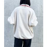 リングファスナーがスッキリ見え。あったかトレーナー。ハーフジップフリースブルオー… | SETUP7【WOMEN】 | 詳細画像13 